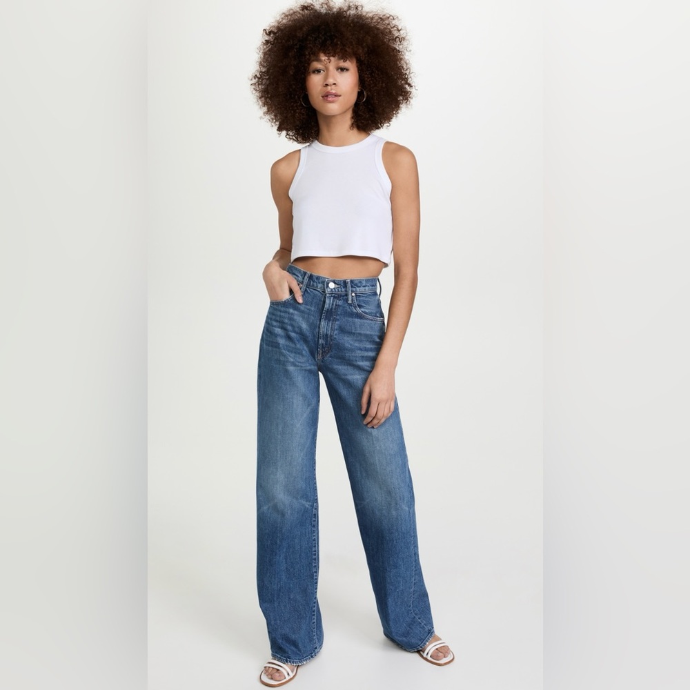 MOTHER The Maven Heel Wide-Leg Jeans sz 30